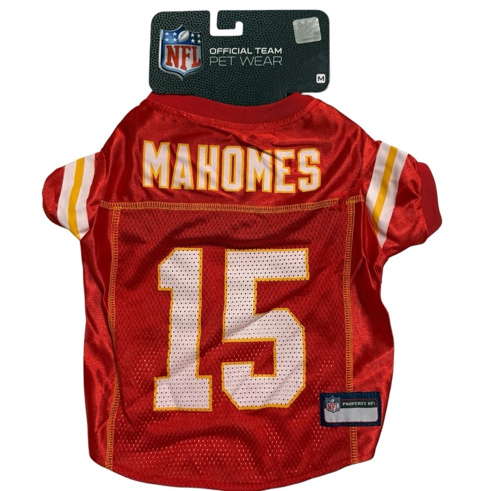 NFL Team Apparel Mahomes Dog Jersey Size large NWT